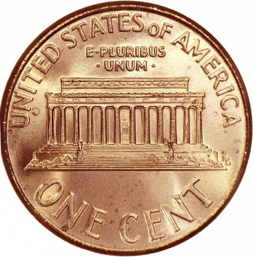 1 cent Reverse Image minted in UNITED STATES in 2007D (Lincoln - Memorial Reverse)  - The Coin Database
