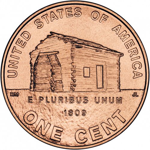 1 cent Reverse Image minted in UNITED STATES in 2009D (Lincoln Bicentennial - Birth and Early Childhood in Kentucky)  - The Coin Database