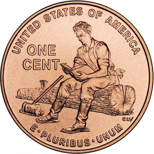 1 cent Reverse Image minted in UNITED STATES in 2009D (Lincoln Bicentennial - Formative Years in Indiana)  - The Coin Database