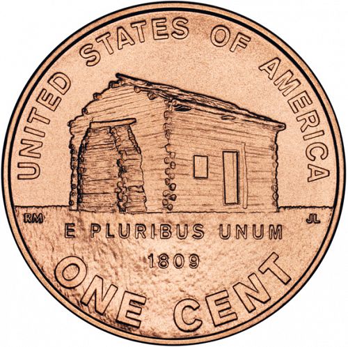 1 cent Reverse Image minted in UNITED STATES in 2009 (Lincoln Bicentennial - Birth and Early Childhood in Kentucky)  - The Coin Database