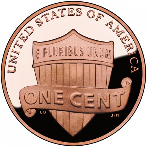 1 cent Reverse Image minted in UNITED STATES in 2010S (Lincoln - Union Shield Reverse)  - The Coin Database