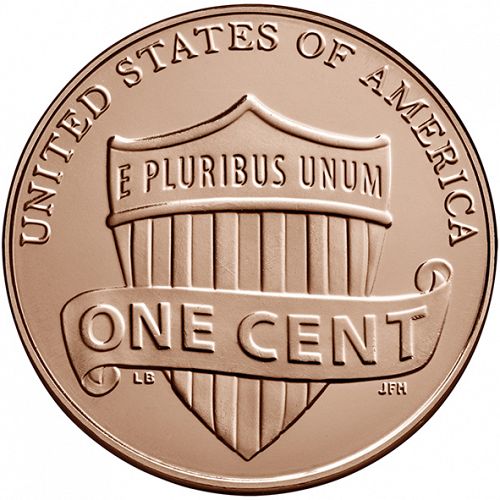1 cent Reverse Image minted in UNITED STATES in 2016 (Lincoln - Union Shield Reverse)  - The Coin Database