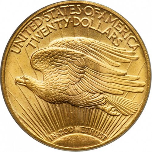 20 dollar Reverse Image minted in UNITED STATES in 1922 (Saint-Gaudens - With motto)  - The Coin Database