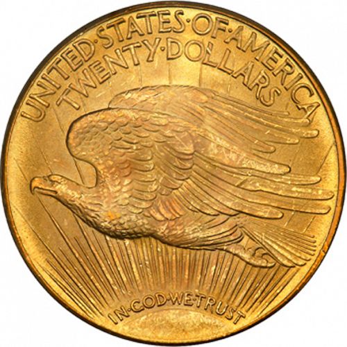 20 dollar Reverse Image minted in UNITED STATES in 1931 (Saint-Gaudens - With motto)  - The Coin Database