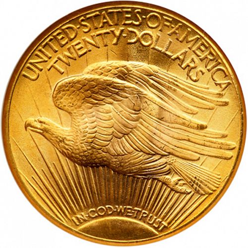 20 dollar Reverse Image minted in UNITED STATES in 1932 (Saint-Gaudens - With motto)  - The Coin Database
