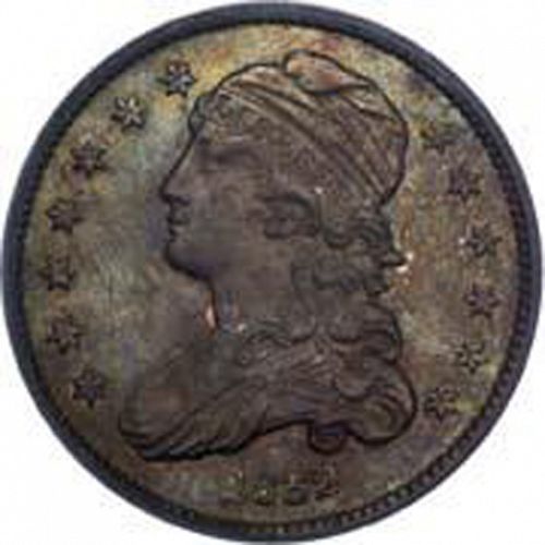 25 cent Obverse Image minted in UNITED STATES in 1832 (Liberty Cap - No motto)  - The Coin Database