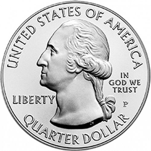 25 cent Obverse Image minted in UNITED STATES in 2012P (El Yunque National Forest Quarter)  - The Coin Database