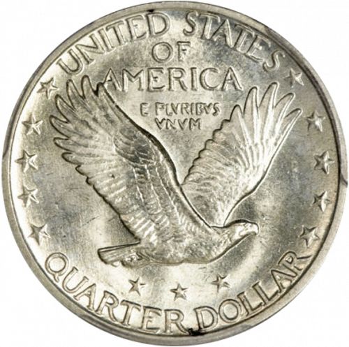 25 cent Reverse Image minted in UNITED STATES in 1926D (Standing Liberty - Type II)  - The Coin Database