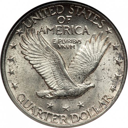 25 cent Reverse Image minted in UNITED STATES in 1928 (Standing Liberty - Type II)  - The Coin Database