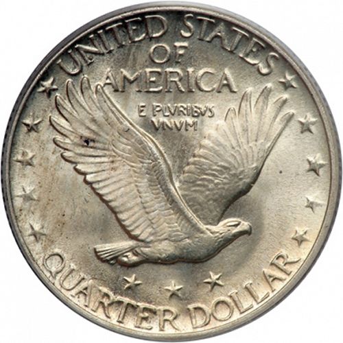 25 cent Reverse Image minted in UNITED STATES in 1929 (Standing Liberty - Type II)  - The Coin Database