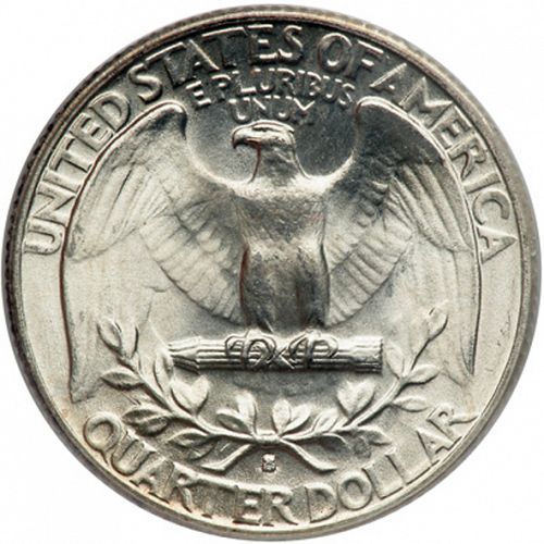 25 cent Reverse Image minted in UNITED STATES in 1935S (Washington)  - The Coin Database