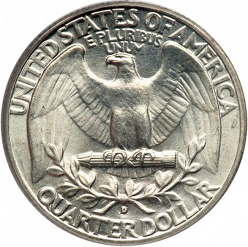 25 cent Reverse Image minted in UNITED STATES in 1936D (Washington)  - The Coin Database