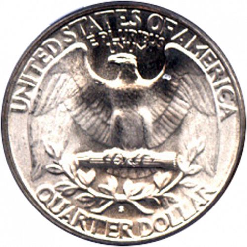 25 cent Reverse Image minted in UNITED STATES in 1940S (Washington)  - The Coin Database
