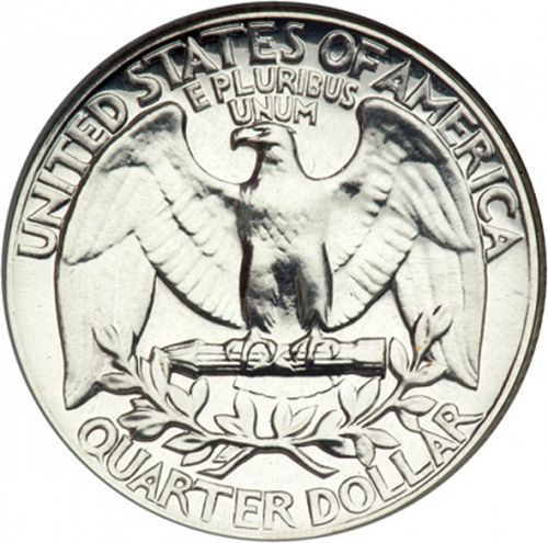 25 cent Reverse Image minted in UNITED STATES in 1942 (Washington)  - The Coin Database