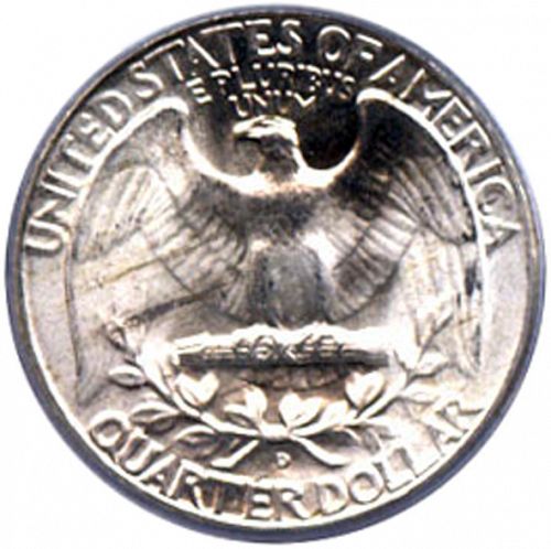25 cent Reverse Image minted in UNITED STATES in 1946D (Washington)  - The Coin Database