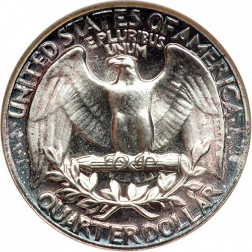 25 cent Reverse Image minted in UNITED STATES in 1951 (Washington)  - The Coin Database