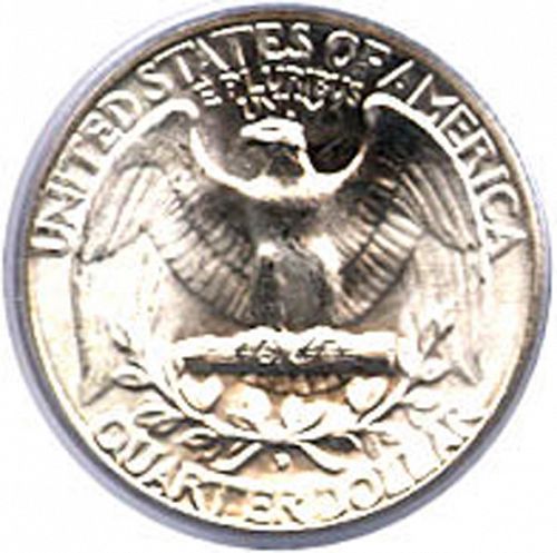 25 cent Reverse Image minted in UNITED STATES in 1951D (Washington)  - The Coin Database