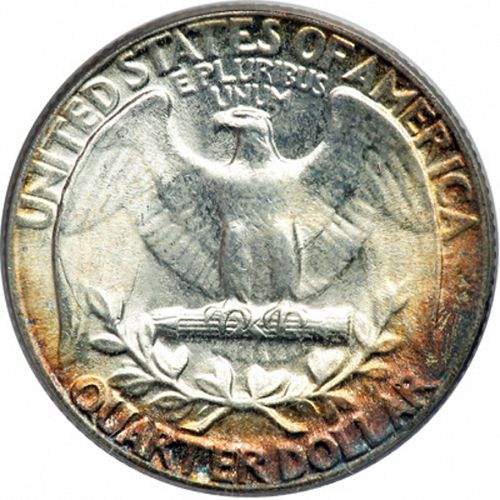 25 cent Reverse Image minted in UNITED STATES in 1952 (Washington)  - The Coin Database