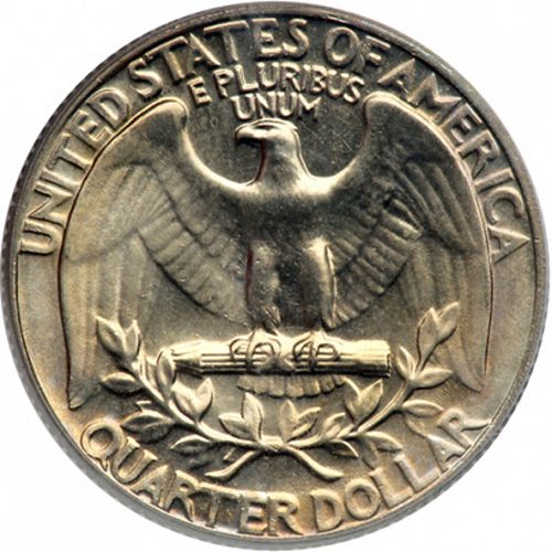 25 cent Reverse Image minted in UNITED STATES in 1968 (Washington)  - The Coin Database