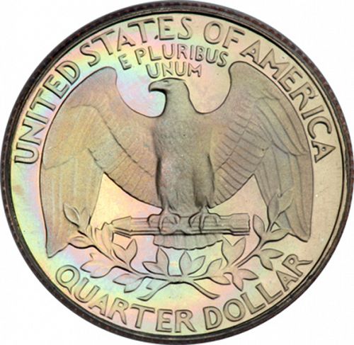 25 cent Reverse Image minted in UNITED STATES in 1981S (Washington)  - The Coin Database