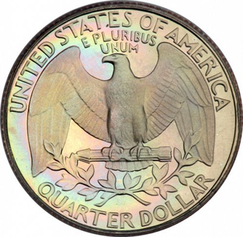 25 cent Reverse Image minted in UNITED STATES in 1981S (Washington)  - The Coin Database
