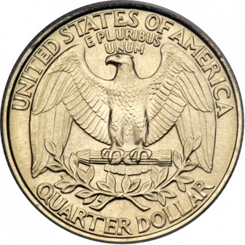 25 cent Reverse Image minted in UNITED STATES in 1996P (Washington)  - The Coin Database