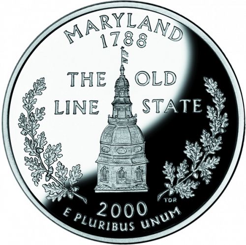 25 cent Reverse Image minted in UNITED STATES in 2000S (Maryland)  - The Coin Database