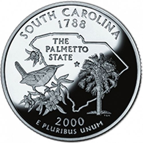 25 cent Reverse Image minted in UNITED STATES in 2000S (South Carolina)  - The Coin Database