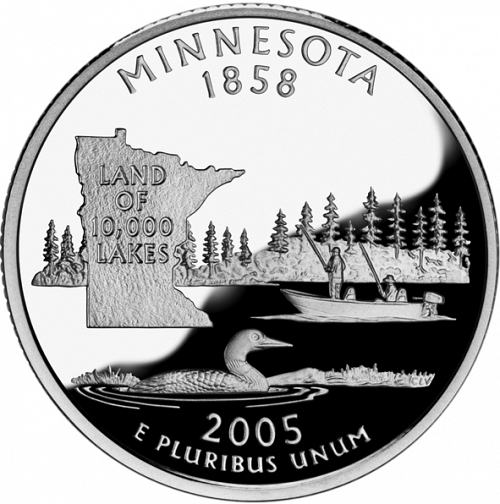 25 cent Reverse Image minted in UNITED STATES in 2005S (Minnesota)  - The Coin Database