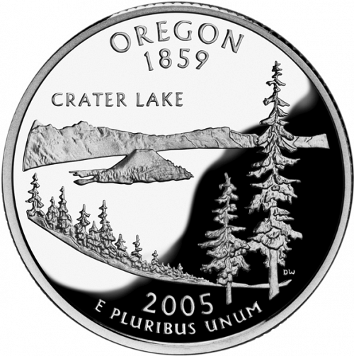 25 cent Reverse Image minted in UNITED STATES in 2005S (Oregon)  - The Coin Database