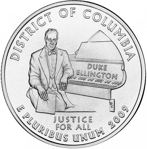 25 cent Reverse Image minted in UNITED STATES in 2009D (District of Columbia)  - The Coin Database