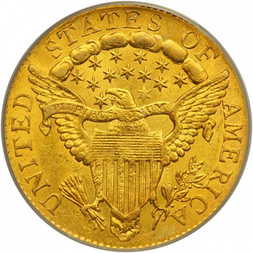 2 dollar 50 Reverse Image minted in UNITED STATES in 1807 (Liberty Cap)  - The Coin Database