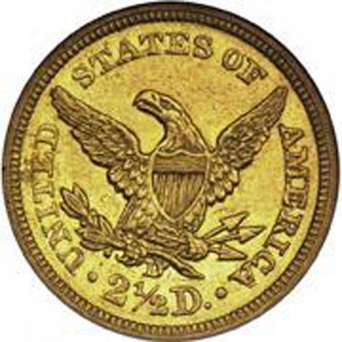 2 dollar 50 Reverse Image minted in UNITED STATES in 1841 (Coronet Head)  - The Coin Database