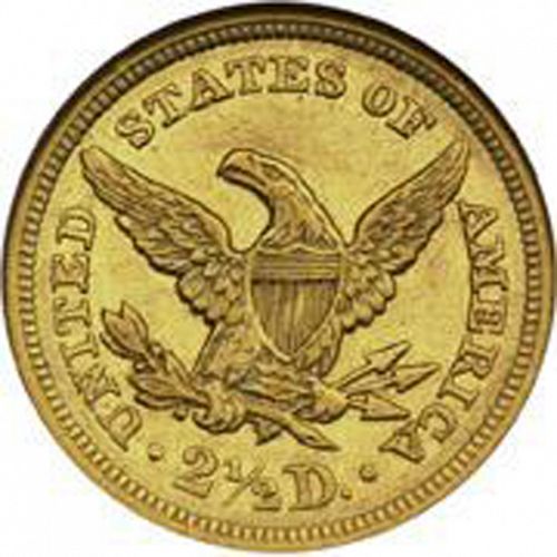 2 dollar 50 Reverse Image minted in UNITED STATES in 1842 (Coronet Head)  - The Coin Database