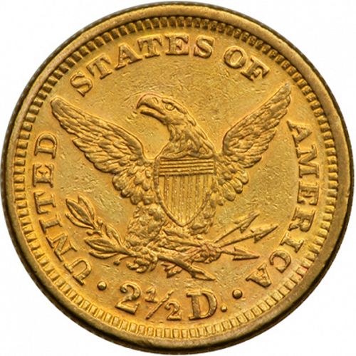 2 dollar 50 Reverse Image minted in UNITED STATES in 1871 (Coronet Head)  - The Coin Database