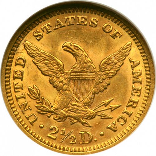 2 dollar 50 Reverse Image minted in UNITED STATES in 1873 (Coronet Head)  - The Coin Database