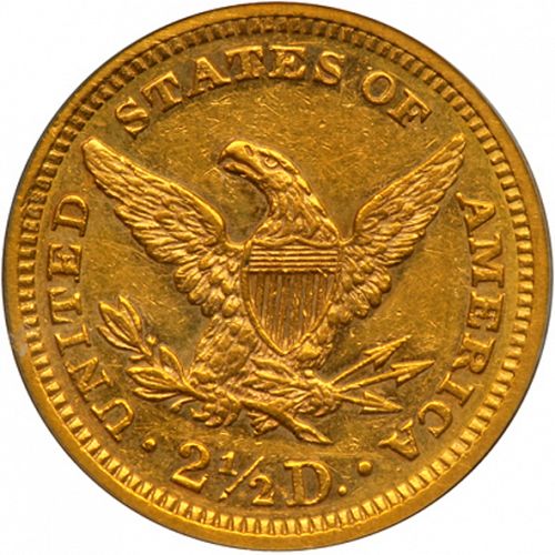 2 dollar 50 Reverse Image minted in UNITED STATES in 1875 (Coronet Head)  - The Coin Database