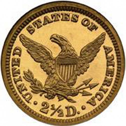 2 dollar 50 Reverse Image minted in UNITED STATES in 1883 (Coronet Head)  - The Coin Database