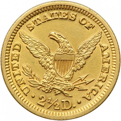 2 dollar 50 Reverse Image minted in UNITED STATES in 1894 (Coronet Head)  - The Coin Database