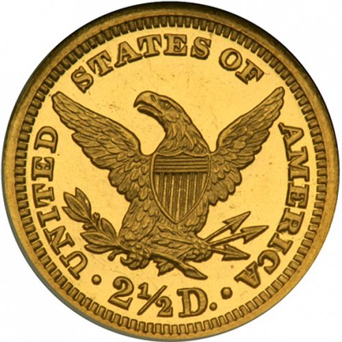 2 dollar 50 Reverse Image minted in UNITED STATES in 1898 (Coronet Head)  - The Coin Database