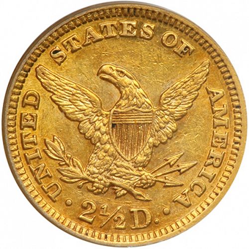2 dollar 50 Reverse Image minted in UNITED STATES in 1899 (Coronet Head)  - The Coin Database