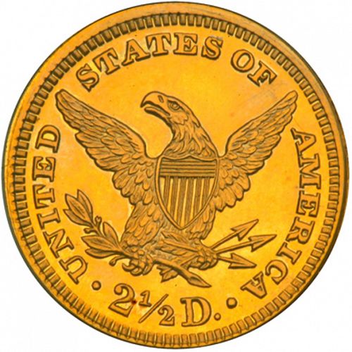 2 dollar 50 Reverse Image minted in UNITED STATES in 1900 (Coronet Head)  - The Coin Database