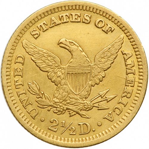 2 dollar 50 Reverse Image minted in UNITED STATES in 1901 (Coronet Head)  - The Coin Database