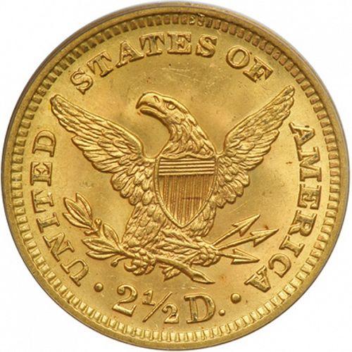 2 dollar 50 Reverse Image minted in UNITED STATES in 1905 (Coronet Head)  - The Coin Database