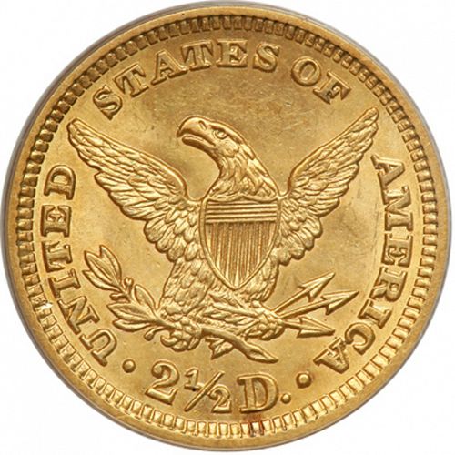 2 dollar 50 Reverse Image minted in UNITED STATES in 1906 (Coronet Head)  - The Coin Database