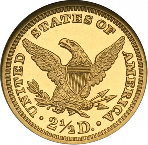 2 dollar 50 Reverse Image minted in UNITED STATES in 1907 (Coronet Head)  - The Coin Database