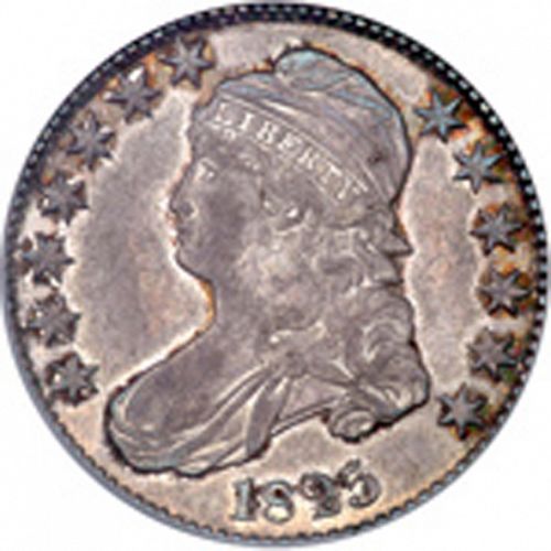 50 cent Obverse Image minted in UNITED STATES in 1825 (Liberty Cap)  - The Coin Database