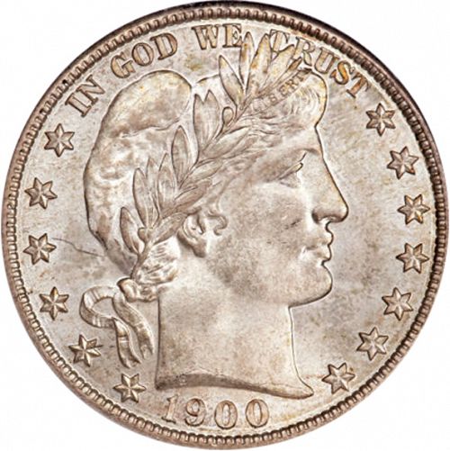 50 cent Obverse Image minted in UNITED STATES in 1900S (Barber)  - The Coin Database