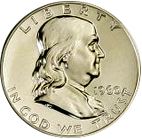 50 cent Obverse Image minted in UNITED STATES in 1960 (Franklin)  - The Coin Database