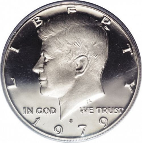 50 cent Obverse Image minted in UNITED STATES in 1979S (Kennedy)  - The Coin Database